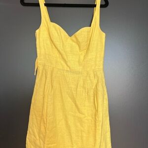 Urban Outfitters Yellow Sleeveless Sundress Mini